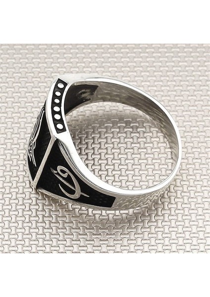 Osmanlı Tuğrası 925 Ayar Gümüş Erkek Yüzük, Tuğra Yüzük fiyatları