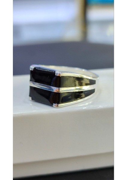 925 Ayar Gümüş Taşlı Özel Tasarım Erkek Yüzük modelleri