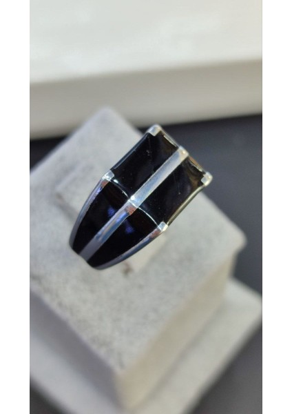 925 Ayar Gümüş Taşlı Özel Tasarım Erkek Yüzük indirimleri