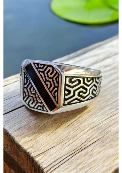 925 Ayar Gümüş Özel Tasarım Erkek Yüzük