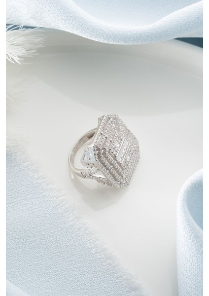 925 Ayar Baget Taşlı Gümüş Yüzük indirimleri