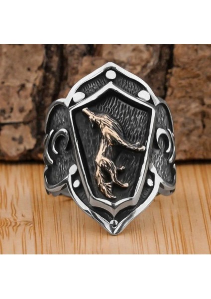 Bozkurt Tasarımlı Kayı Motifli 925 Ayar Gümüş Baş Parmak Zihgir Yüzüğü fırsatları