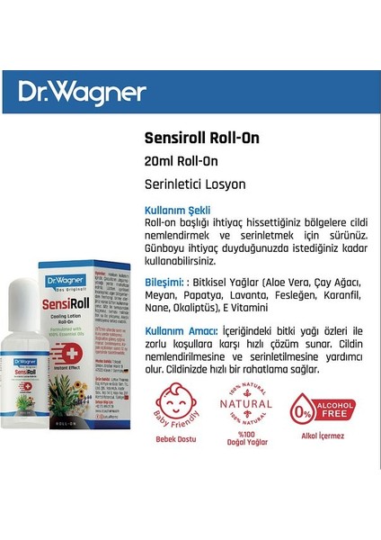 Dr.wagner Seyehat Seti (Buzyspray 100ML + Sensiroll Roll-On 20ML)