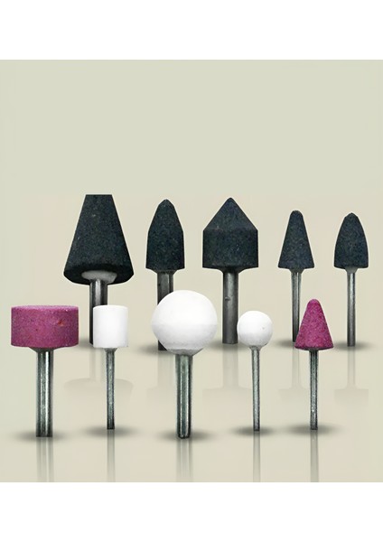 Seramik Uçlu Taşlama Seti Metal Alüminyum Çelik Dremel Uçlu Taşlama Kot Taşlama 721258