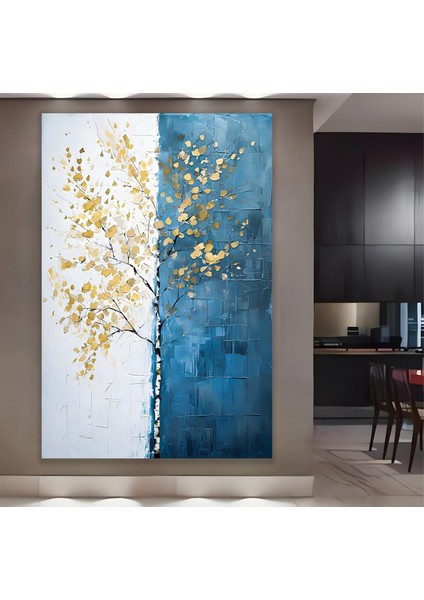 Sonbahar Ağacı Kanvas Tablo
