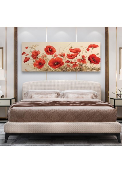 Yatak Odası Panoramik Kanvas Tablo