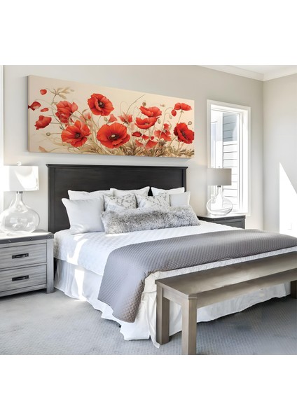 Yatak Odası Panoramik Kanvas Tablo modelleri