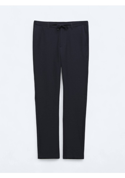 Lacivert Örme Jogging Fit Casual Pantolon
