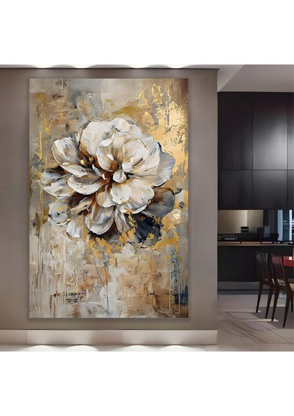 3D Canlı Çiçekler Kanvas Tablo fiyatları