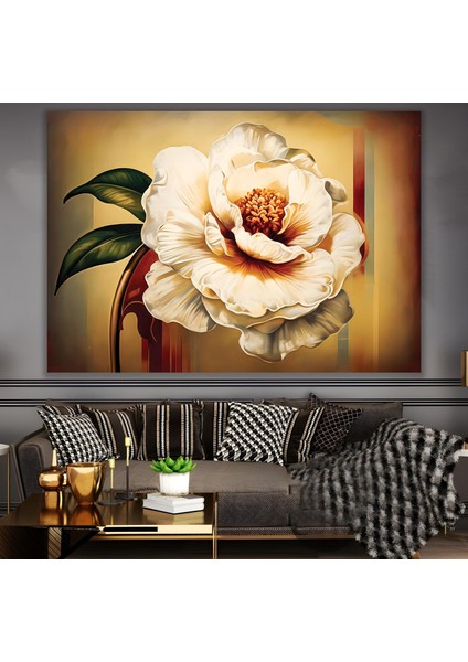 Pastel Çiçekler Kanvas Tablo