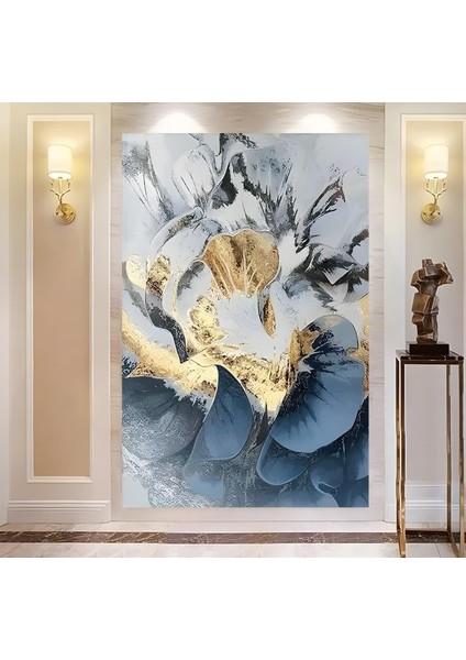 3D Canlı Çiçekler Kanvas Tablo modelleri