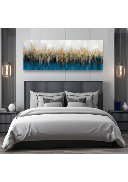 Yatak Odası Panoramik Kanvas Tablo