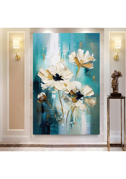 Pastel Çiçekler Kanvas Tablo fiyatları