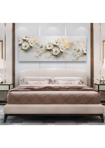 Yatak Odası Panoramik Kanvas Tablo