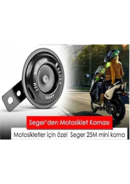 Seger Motosiklet Kornası Süpriz Hediyelidir