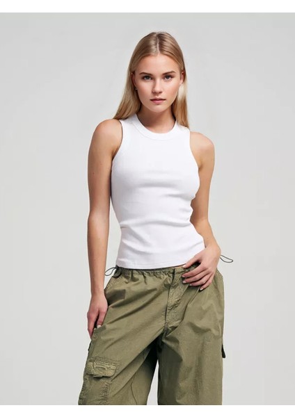 Novelle Halter Yaka Fitilli Atlet