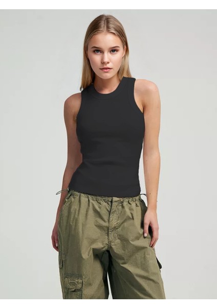 Novelle Halter Yaka Fitilli Atlet