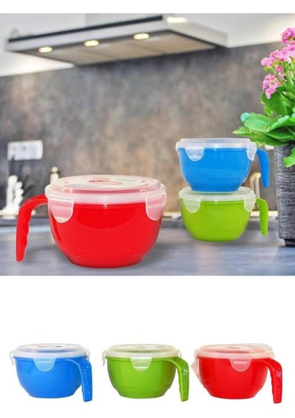 Topstar Mikrodalga Tencere 15CM Çap 9cm Yükseklik Kulplu Pratik ve Ergonomik Tekli