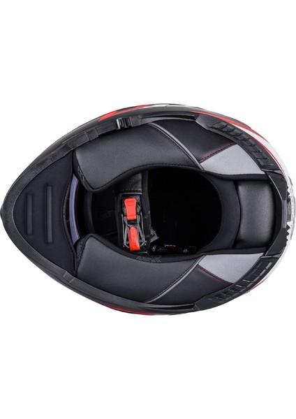 Storm 2 Nerve Kırmızı Kapalı Motosiklet Kaskı Gökkuşağı Camlı indirimleri