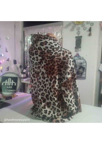 Leopar Desenli Sweatshirt