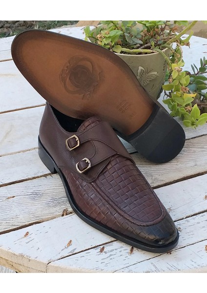 Pierre Cardin PCE1322464 Erkek Hakiki Deri Örme Baskı Çift Tokalı Kasik Exlüsive Ayakkabı modelleri