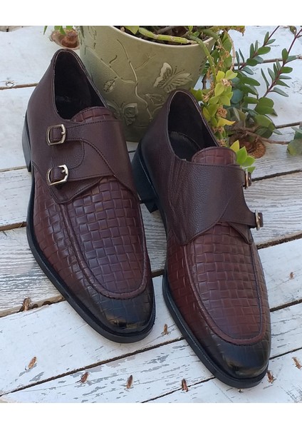 Pierre Cardin PCE1322464 Erkek Hakiki Deri Örme Baskı Çift Tokalı Kasik Exlüsive Ayakkabı fırsatları