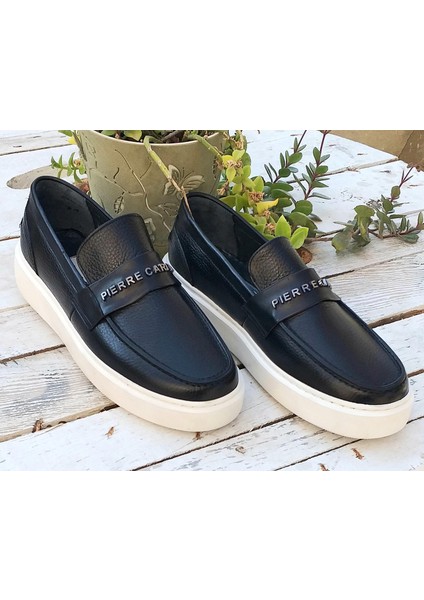 Pierre Cardin PCE-10499 Erkek Hakiki Deri Exlusive Havuz Taban Logo Tokalı Loafer Ayakkabı modelleri