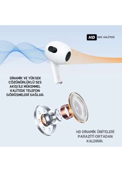 3.nesil Kablosuz Bluetooth Kulaklık