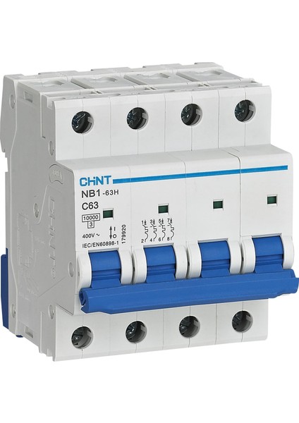 179918 Nb1 4X50A 10KA C Otomatik Sigorta