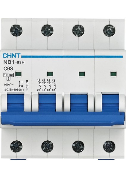 179920 Nb1 4X63A 10KA C Otomatik Sigorta