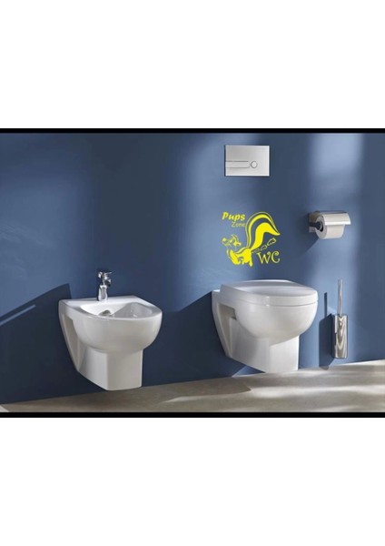 Wc Sticker-Banyo Sticker-Komik Sticker-Ev Dekor