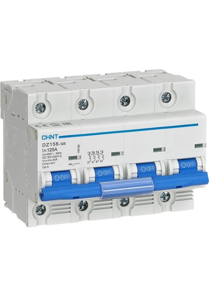 158098 DZ158 4X80A 10KA C Otomatik Sigorta