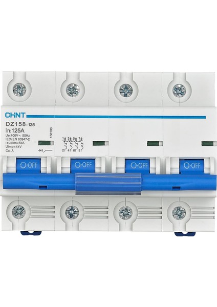 158098 DZ158 4X80A 10KA C Otomatik Sigorta