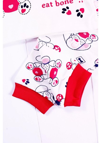 Hungry Desenli Kız Çocuk Pijama Takımı
