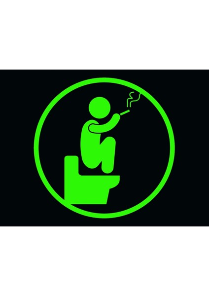 Sticker Ev-Banyo Sticker-Klazöt Kapağı Sticker