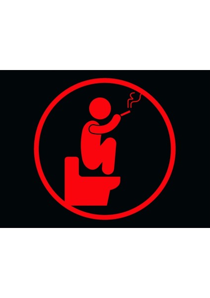 Sticker Ev-Banyo Sticker-Klazöt Kapağı Sticker