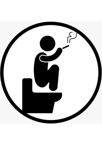Sticker Ev-Banyo Sticker-Klazöt Kapağı Sticker