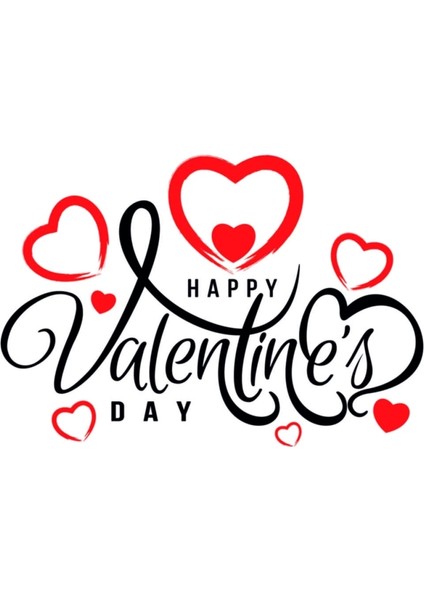 Happy Valentine Day & 14 Şubat Sevgililer Günü Sticker