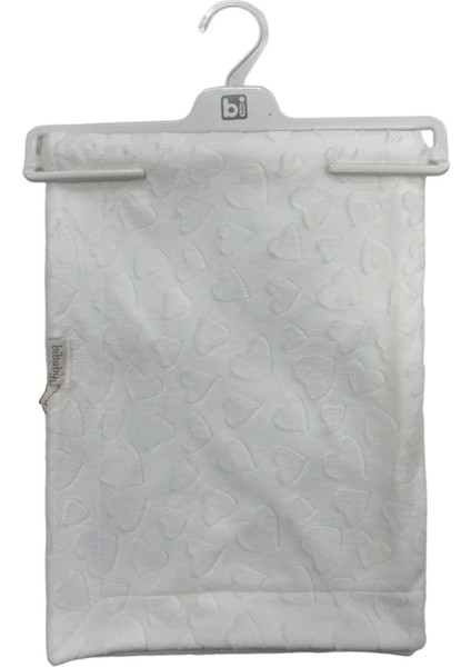 Bibaby Jacquard Heart 82X90 Battaniye 64727 Ekru