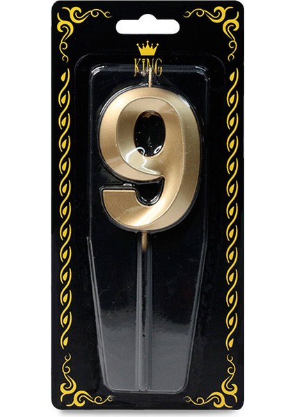 Yaş Seçenekli Rakam 6-9 Yaş Gold Mum fiyatları