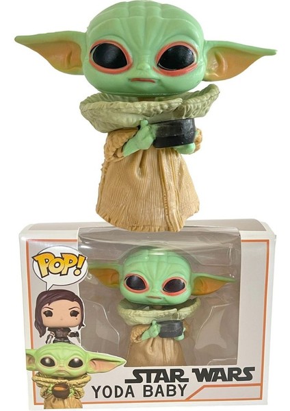 Star Wars The Mandalorian Grogu Baby Yoda Pop Stil 3 Boyutlu Figür