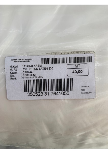 Saten Güneşlik Perde