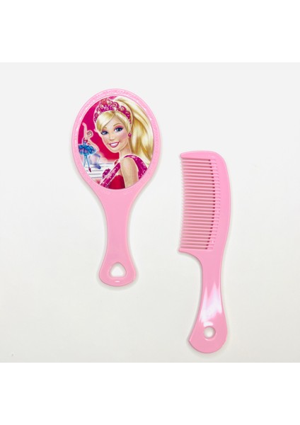 Barbie Kız Çoçuk Aynalı Tarak Çocuk Ayna Tarak Çocuk Tarak Seti Çocuklar Için Tarak Çocuk Ayna modelleri