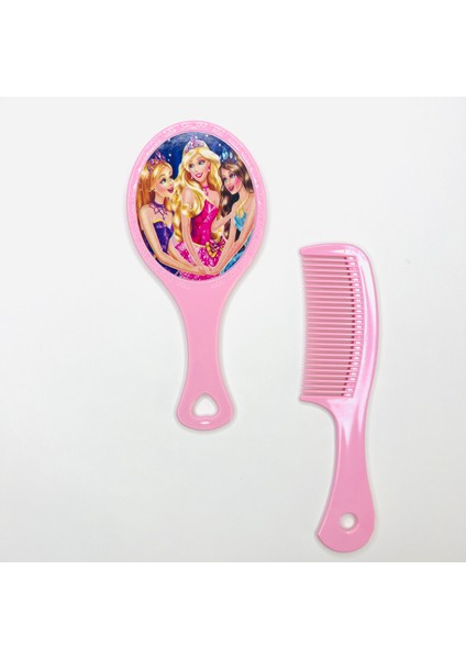 Barbie Kız Çoçuk Aynalı Tarak Çocuk Ayna Tarak Çocuk Tarak Seti Çocuklar Için Tarak Çocuk Ayna fırsatları