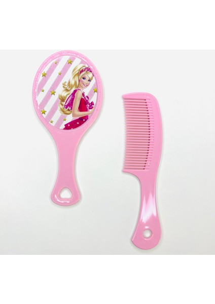 Barbie Kız Çoçuk Aynalı Tarak Çocuk Ayna Tarak Çocuk Tarak Seti Çocuklar Için Tarak Çocuk Ayna indirimleri