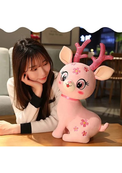 Uyku Arkadaşı Sevimli Peluş Geyik 40 cm