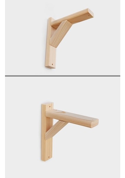 Raf Ayağı Ahşap Raf Ayağı Çiçeklik Askılık 2 Adet modelleri