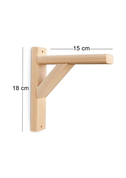 Raf Ayağı Ahşap Raf Ayağı Çiçeklik Askılık 2 Adet fırsatları