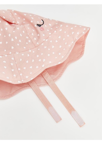 Lcw Baby Kulak Detaylı Kız Bebek Bucket Şapka