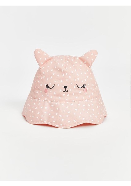Lcw Baby Kulak Detaylı Kız Bebek Bucket Şapka